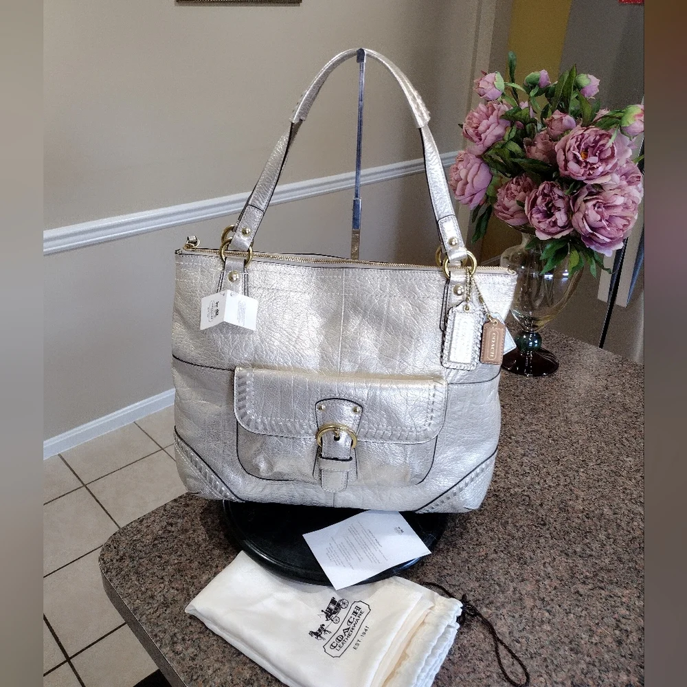 Coach nwt leather